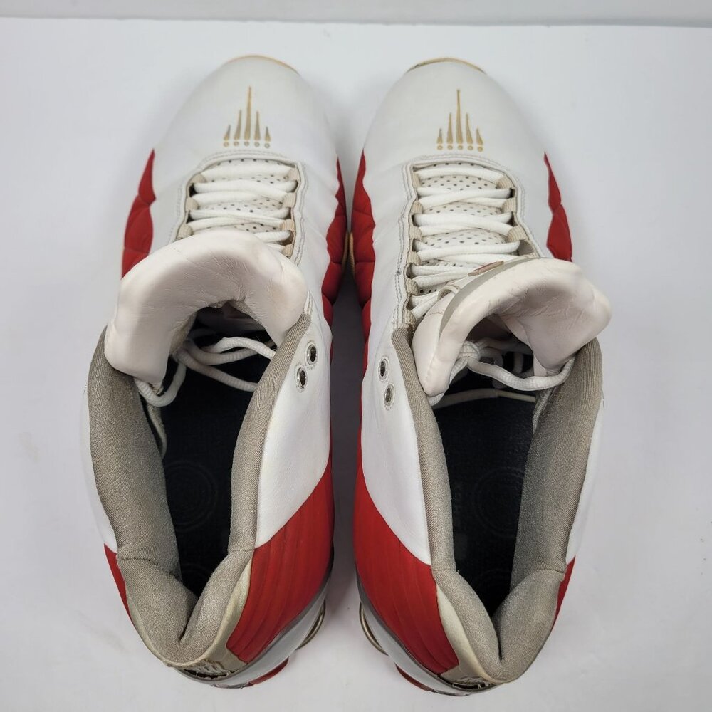 Vintage 2K Nike Shox Men's White Red Basketball Sneakers 830218-101 US Size 13 - Picture 5 of 9